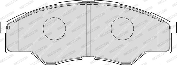 Ferodo FDB1887 - Kit de plaquettes de frein, frein à disque cwaw.fr
