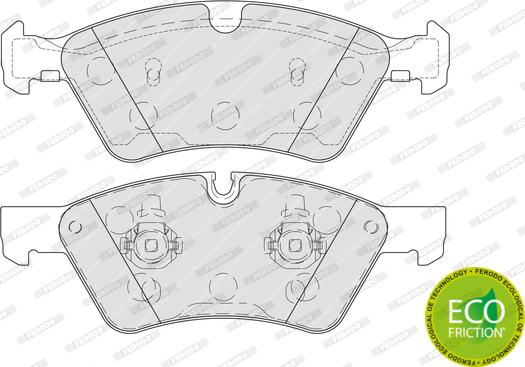 Ferodo FDB1830 - Kit de plaquettes de frein, frein à disque cwaw.fr