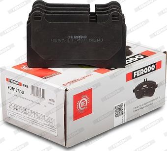 Ferodo FDB1877-D - Kit de plaquettes de frein, frein à disque cwaw.fr