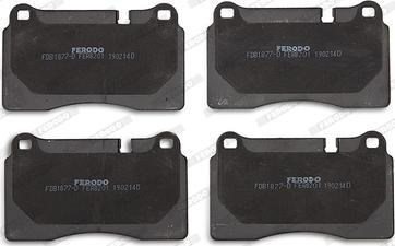 Ferodo FDB1877-D - Kit de plaquettes de frein, frein à disque cwaw.fr