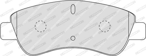 Ferodo FDB1399B-D - Kit de plaquettes de frein, frein à disque cwaw.fr