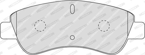 Ferodo FDB1399 - Kit de plaquettes de frein, frein à disque cwaw.fr