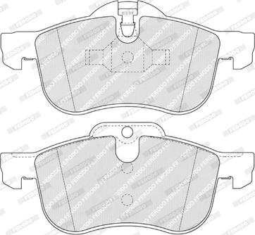 Ferodo FDB1355-D - Kit de plaquettes de frein, frein à disque cwaw.fr