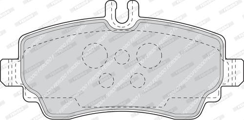 Ferodo FDB1356 - Kit de plaquettes de frein, frein à disque cwaw.fr