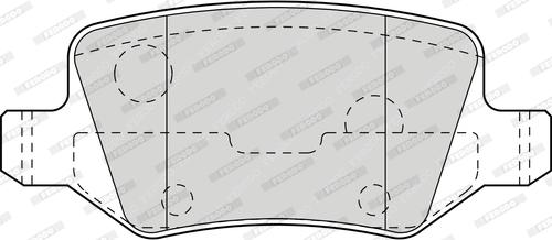 Ferodo FDB1358 - Kit de plaquettes de frein, frein à disque cwaw.fr