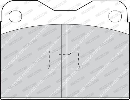 Ferodo FDB130 - Kit de plaquettes de frein, frein à disque cwaw.fr