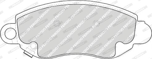 Ferodo FDB1381 - Kit de plaquettes de frein, frein à disque cwaw.fr