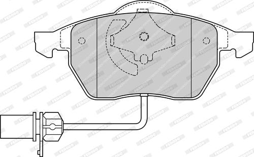 Ferodo FDB1323-D - Kit de plaquettes de frein, frein à disque cwaw.fr