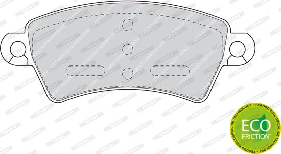 Ferodo FDB1370 - Kit de plaquettes de frein, frein à disque cwaw.fr