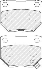 Ferodo FDB1372 - Kit de plaquettes de frein, frein à disque cwaw.fr