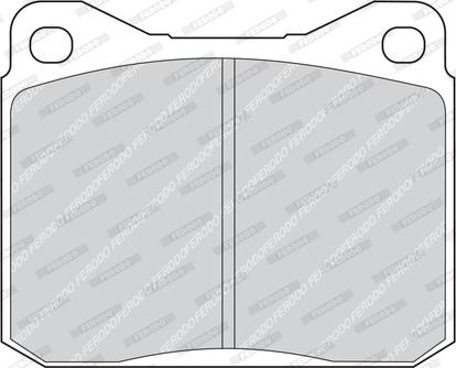 Ferodo FDB129 - Kit de plaquettes de frein, frein à disque cwaw.fr