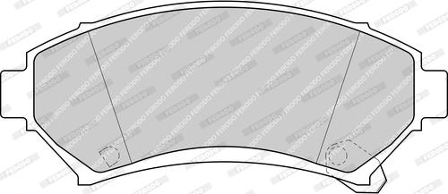 Ferodo FDB1265-D - Kit de plaquettes de frein, frein à disque cwaw.fr