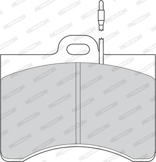 Ferodo FDB126 - Kit de plaquettes de frein, frein à disque cwaw.fr