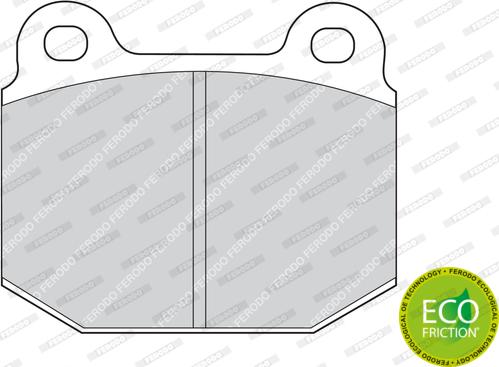 Ferodo FDB1282 - Kit de plaquettes de frein, frein à disque cwaw.fr