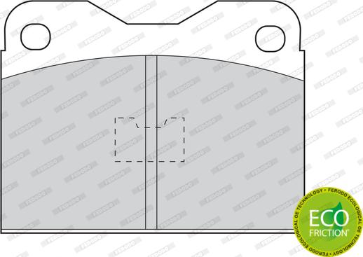 Ferodo FDB123 - Kit de plaquettes de frein, frein à disque cwaw.fr