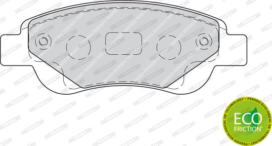 Ferodo FDB1790 - Kit de plaquettes de frein, frein à disque cwaw.fr