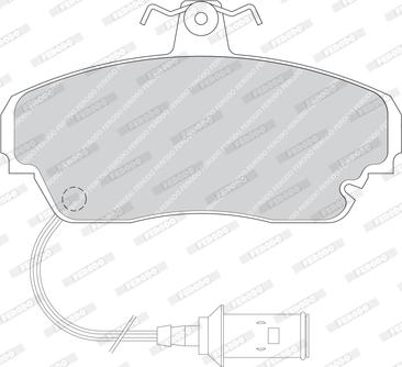 Ferodo FDB1741 - Kit de plaquettes de frein, frein à disque cwaw.fr