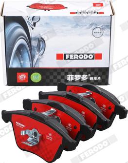 Ferodo FDB1706-S - Kit de plaquettes de frein, frein à disque cwaw.fr