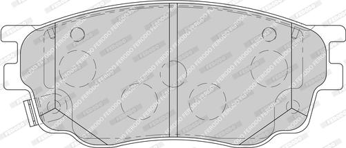 Ferodo FDB1707-D - Kit de plaquettes de frein, frein à disque cwaw.fr