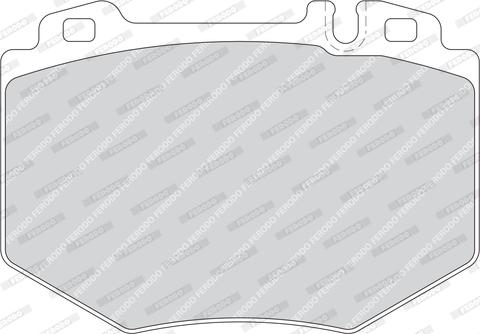 Ferodo FDB1714 - Kit de plaquettes de frein, frein à disque cwaw.fr