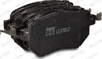 Ferodo FDB1786 - Kit de plaquettes de frein, frein à disque cwaw.fr