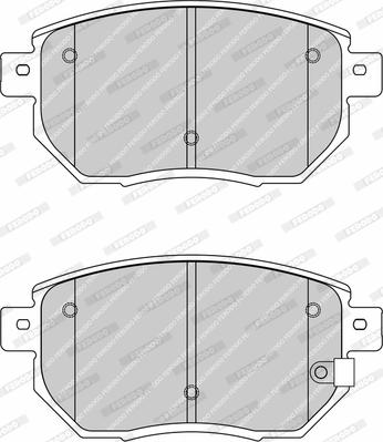 Ferodo FDB1786 - Kit de plaquettes de frein, frein à disque cwaw.fr