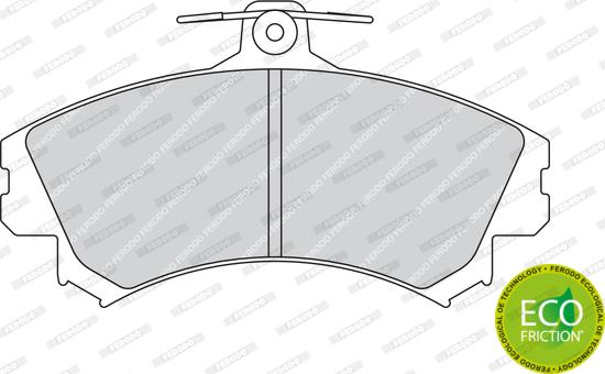 Ferodo FDB1738 - Kit de plaquettes de frein, frein à disque cwaw.fr