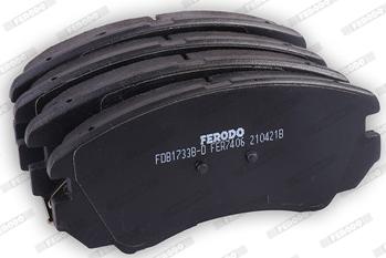 Ferodo FDB1733B-D - Kit de plaquettes de frein, frein à disque cwaw.fr