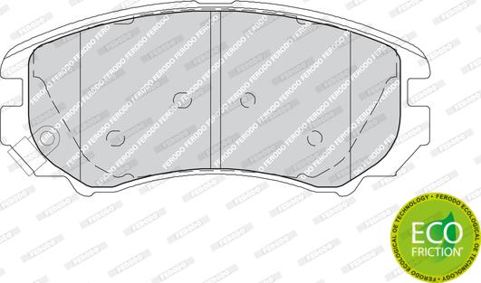 Ferodo FDB1733 - Kit de plaquettes de frein, frein à disque cwaw.fr