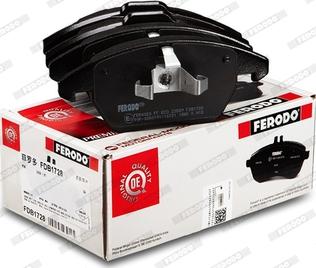 Ferodo FDB1728 - Kit de plaquettes de frein, frein à disque cwaw.fr