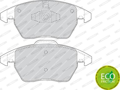 Ferodo FDB1728 - Kit de plaquettes de frein, frein à disque cwaw.fr