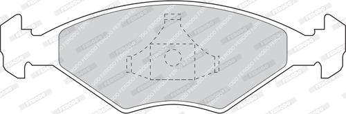 Ferodo FDB895 - Kit de plaquettes de frein, frein à disque cwaw.fr