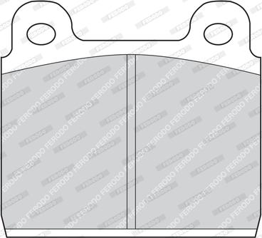 Ferodo FDB84 - Kit de plaquettes de frein, frein à disque cwaw.fr