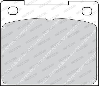 Ferodo FDB809H - Kit de plaquettes de frein, frein à disque cwaw.fr