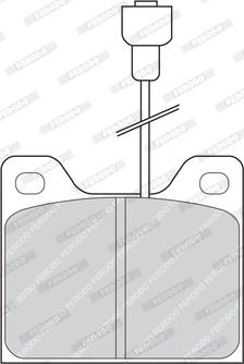 Ferodo FDB819 - Kit de plaquettes de frein, frein à disque cwaw.fr