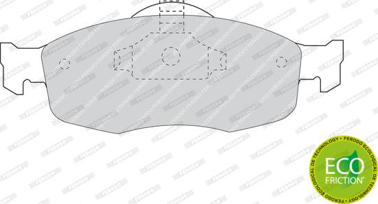 Ferodo FDB884 - Kit de plaquettes de frein, frein à disque cwaw.fr