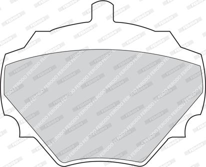 Ferodo FDB830 - Kit de plaquettes de frein, frein à disque cwaw.fr