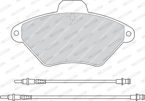 Ferodo FDB875 - Kit de plaquettes de frein, frein à disque cwaw.fr