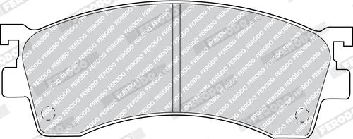 Ferodo FDB870 - Kit de plaquettes de frein, frein à disque cwaw.fr