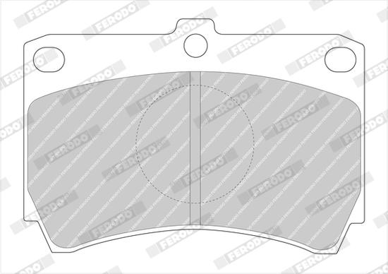 Ferodo FDB395 - Kit de plaquettes de frein, frein à disque cwaw.fr