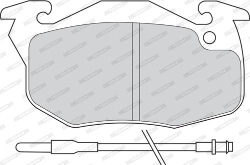 Ferodo FDB393D - Kit de plaquettes de frein, frein à disque cwaw.fr