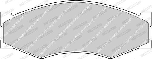 Ferodo FDB340-D - Kit de plaquettes de frein, frein à disque cwaw.fr