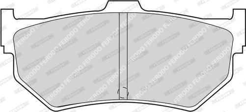 Ferodo FDB301 - Kit de plaquettes de frein, frein à disque cwaw.fr