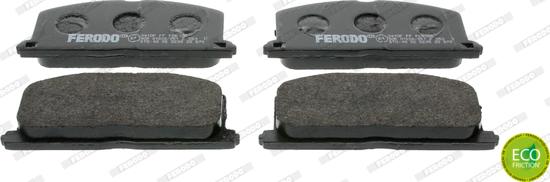 Ferodo FDB308 - Kit de plaquettes de frein, frein à disque cwaw.fr