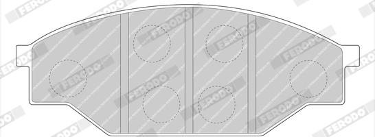 Ferodo FDB388 - Kit de plaquettes de frein, frein à disque cwaw.fr