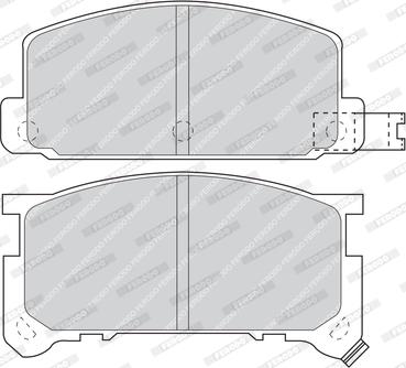 Ferodo FDB326 - Kit de plaquettes de frein, frein à disque cwaw.fr