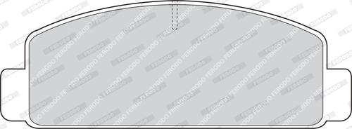 Ferodo FDB371 - Kit de plaquettes de frein, frein à disque cwaw.fr