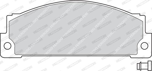 Ferodo FDB264 - Kit de plaquettes de frein, frein à disque cwaw.fr