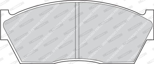 Ferodo FDB285 - Kit de plaquettes de frein, frein à disque cwaw.fr