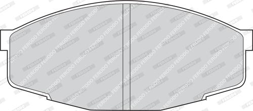 Ferodo FDB281 - Kit de plaquettes de frein, frein à disque cwaw.fr